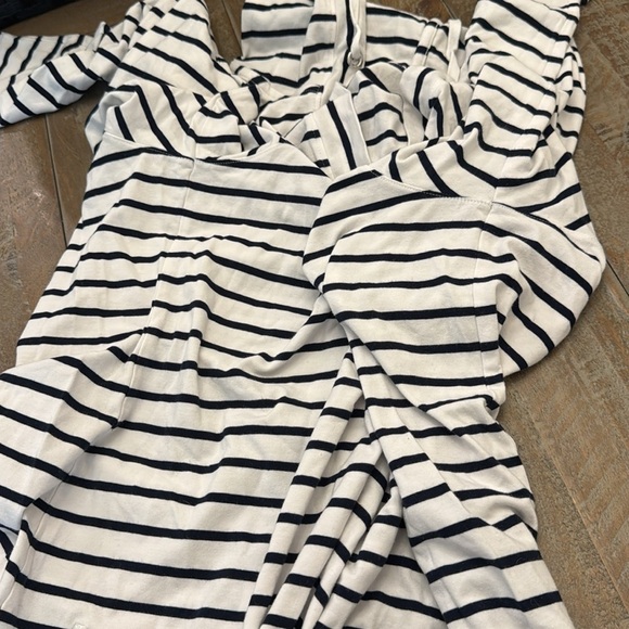 Women's Catalina Beach Cover-Up Dress White/Navy Stripe size XXL - Picture 6 of 10